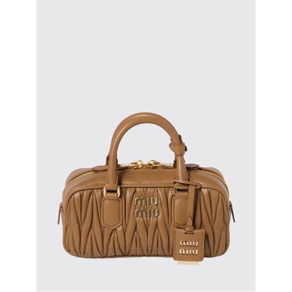 Miu Miu Mini Bag Woman Camel - Picture 1 of 1